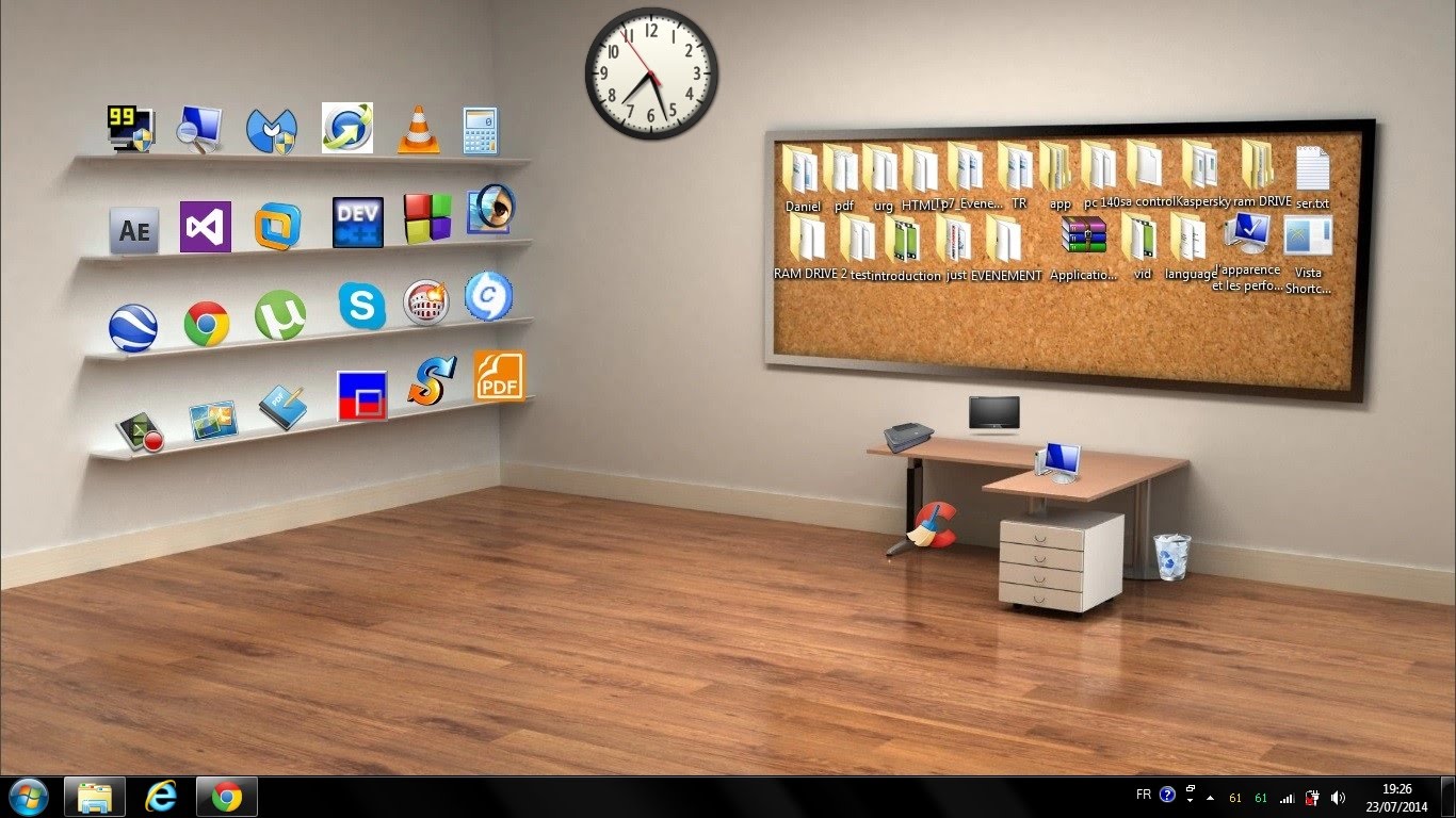 Download Bumptop and make yor Dektop Look like a 3D Room - OBITORS FREE ...