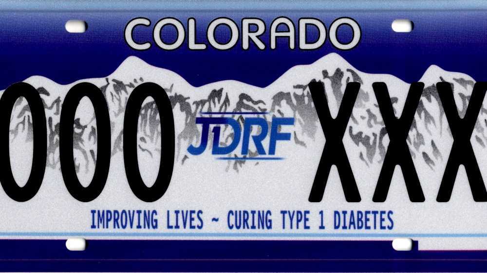 Vehicle registration plates of Colorado