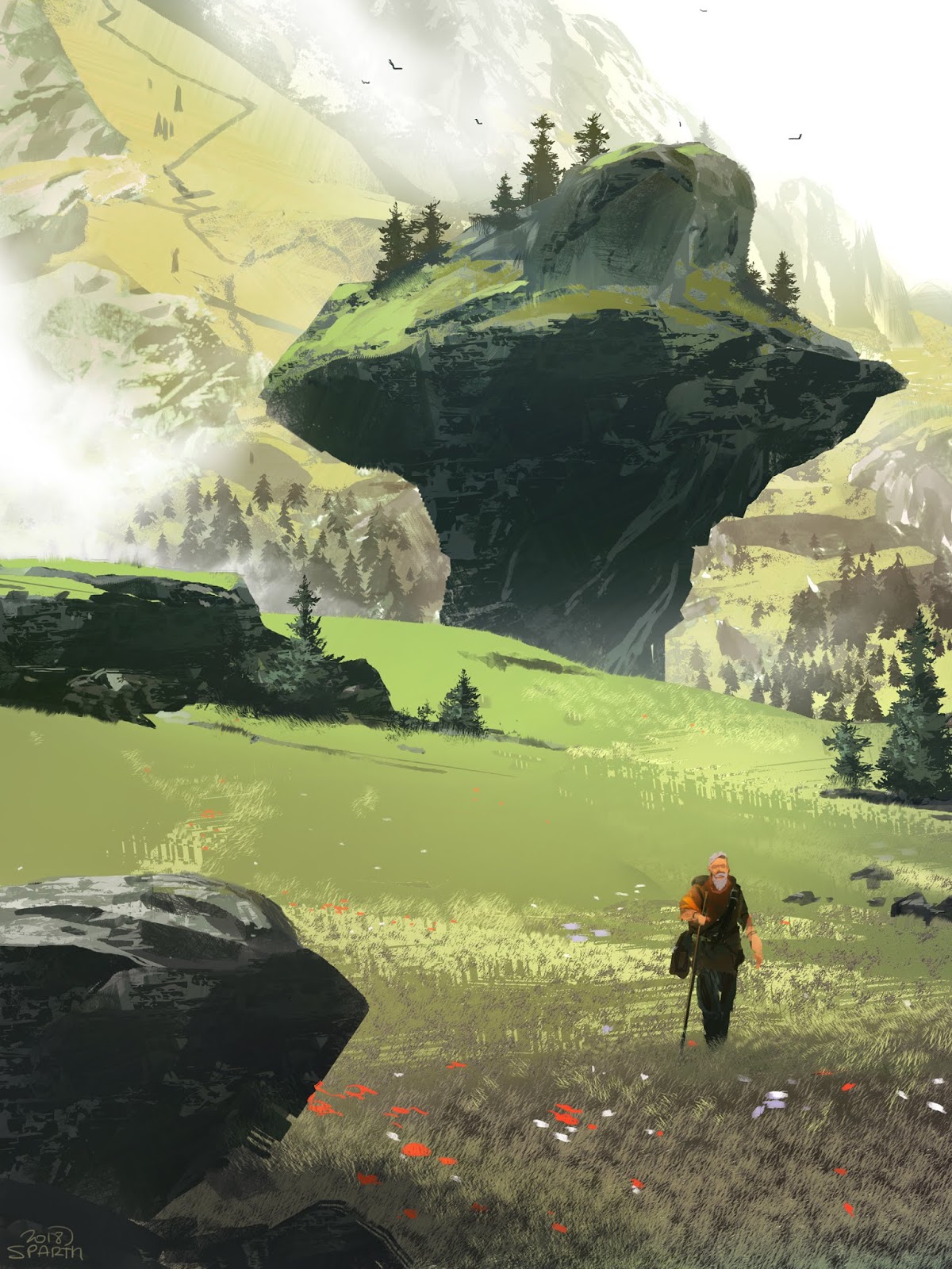 28 AMAZING PHONE WALLPAPERS art by Sparth