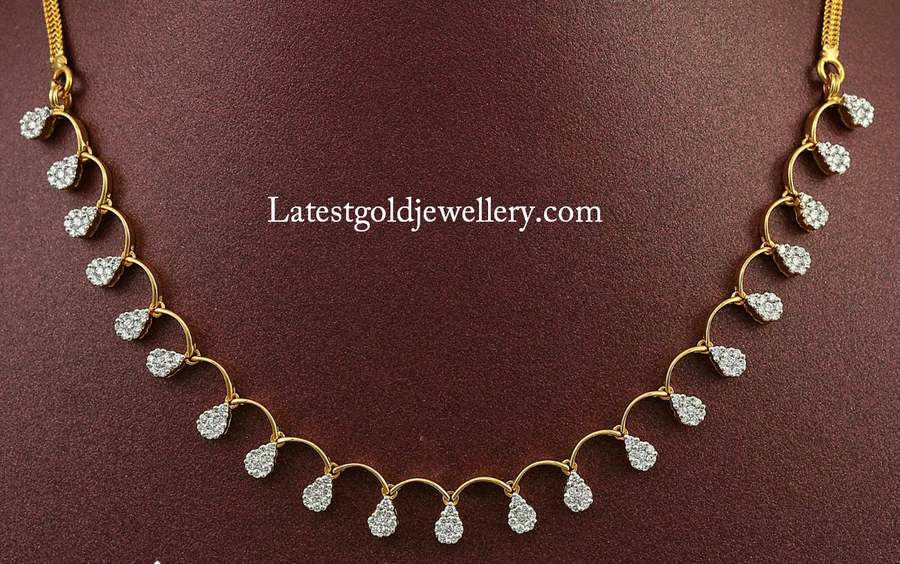 Diamond Necklace Designs Simple | vlr.eng.br