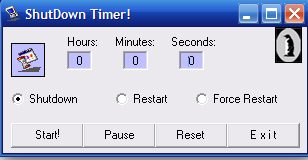 برنامج Shutdown Timer لغلق جهاز الكمبيوتر تلقائيا
