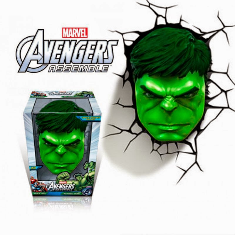 Lámpara 3D Increíble Hulk