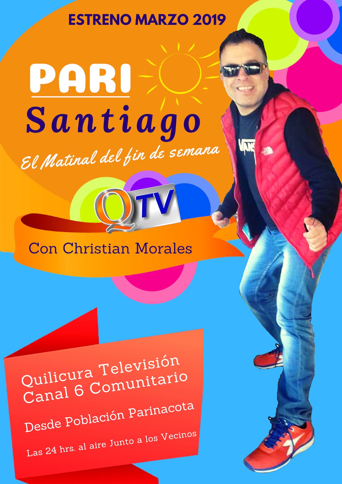 Nuevo Programa. "PARI Santiago" el Matinal del fin de semana" Conducido por Christian Morales