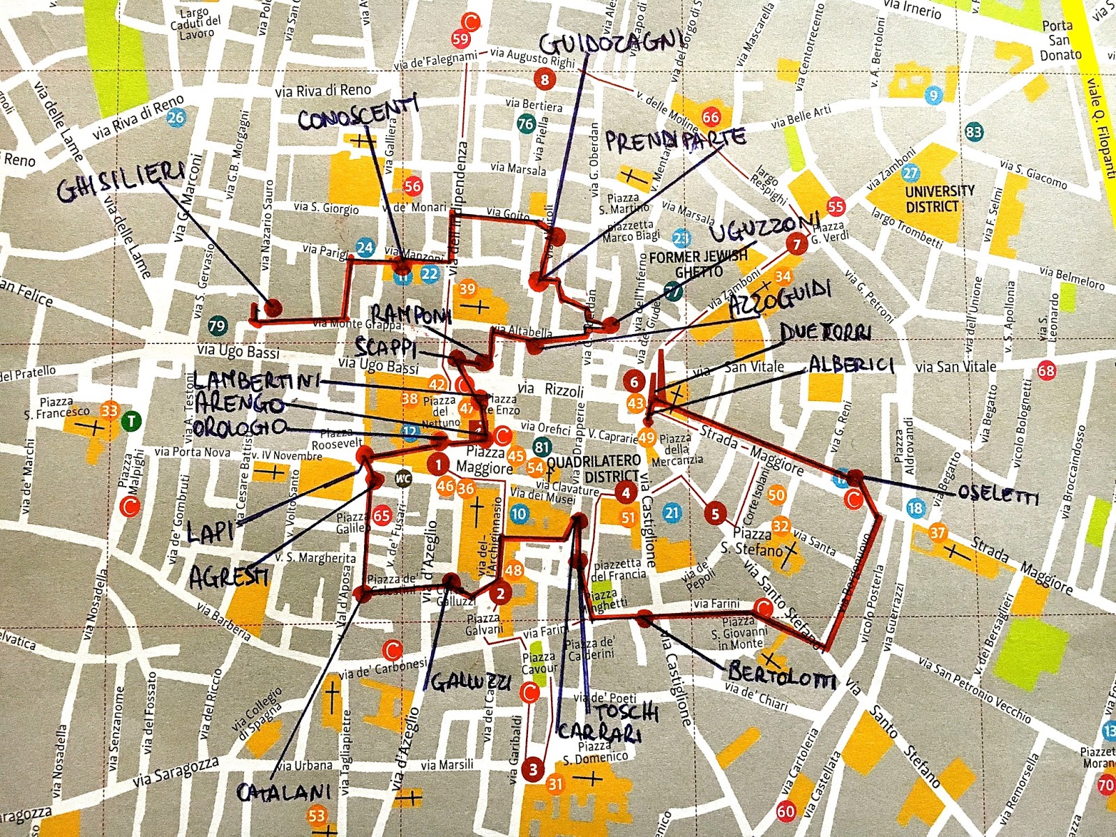 Facciamo un giro in centro? LE TORRI DI BOLOGNA prima parte