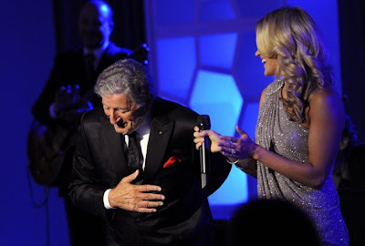 Carrie Underwood and Tony Bennett on Blue Bloods