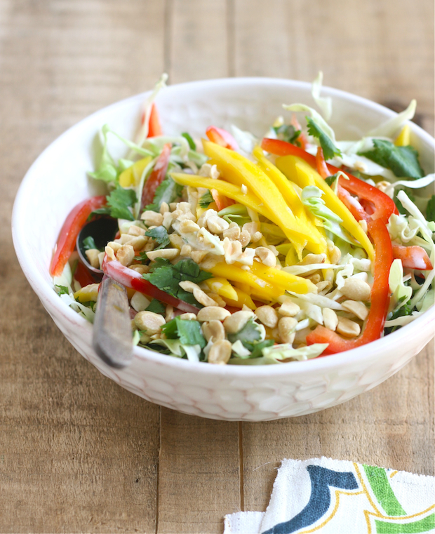 Mango Slaw with Coconut Lime Dressing by SeasonWithSpice.com