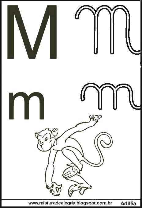 Cartazes Do Alfabeto Ilustrado Para Plastificar Mistura De Alegria