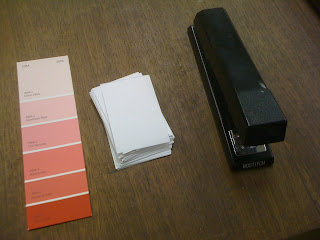 Remodel This House: Paint Chip Business Cards DIY