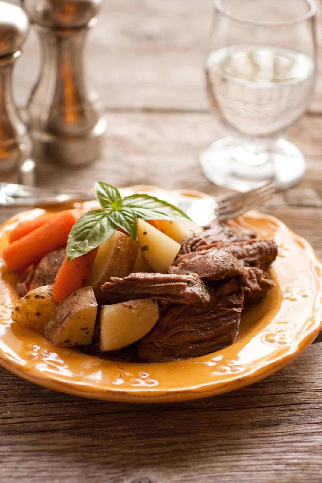Slow Cooker Pot Roast with Potatoes (A One Pot Hassle Free Meal