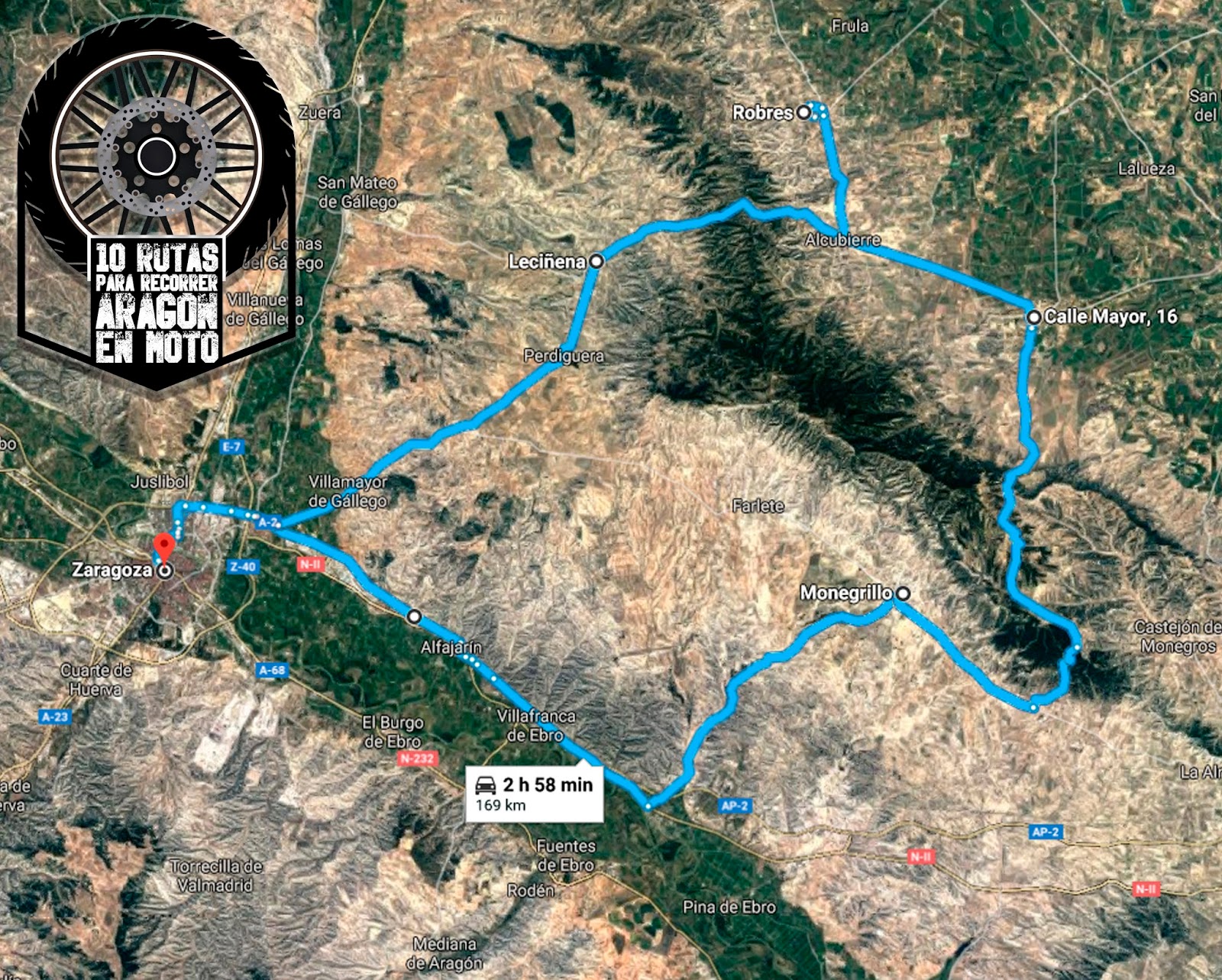 A vueltas con la moto 10 Rutas para recorrer Aragón en moto A vueltas con la moto 10 Rutas para recorrer Aragón en moto