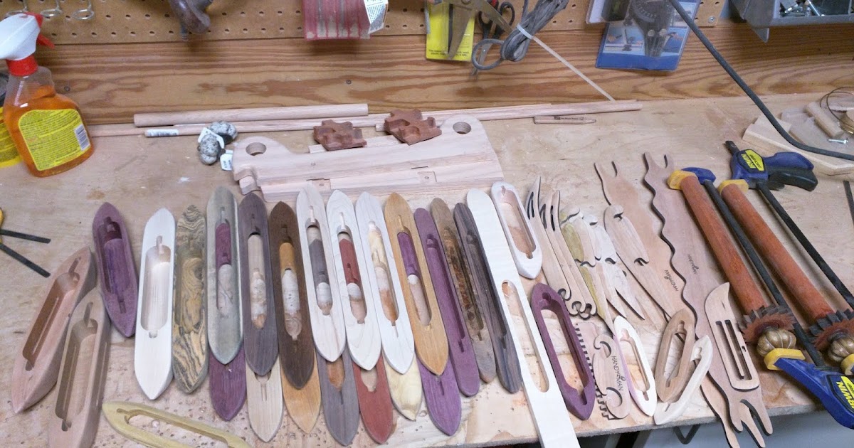 She's just a girl who creates... More Handmade Weaving Boat Shuttles