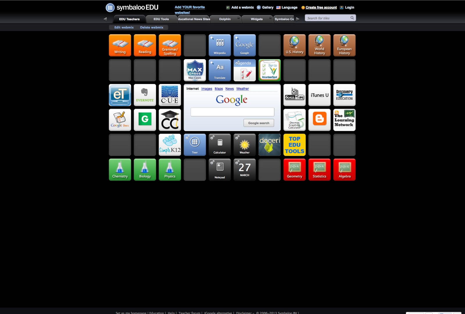 TAL Toolbox Symbaloo
