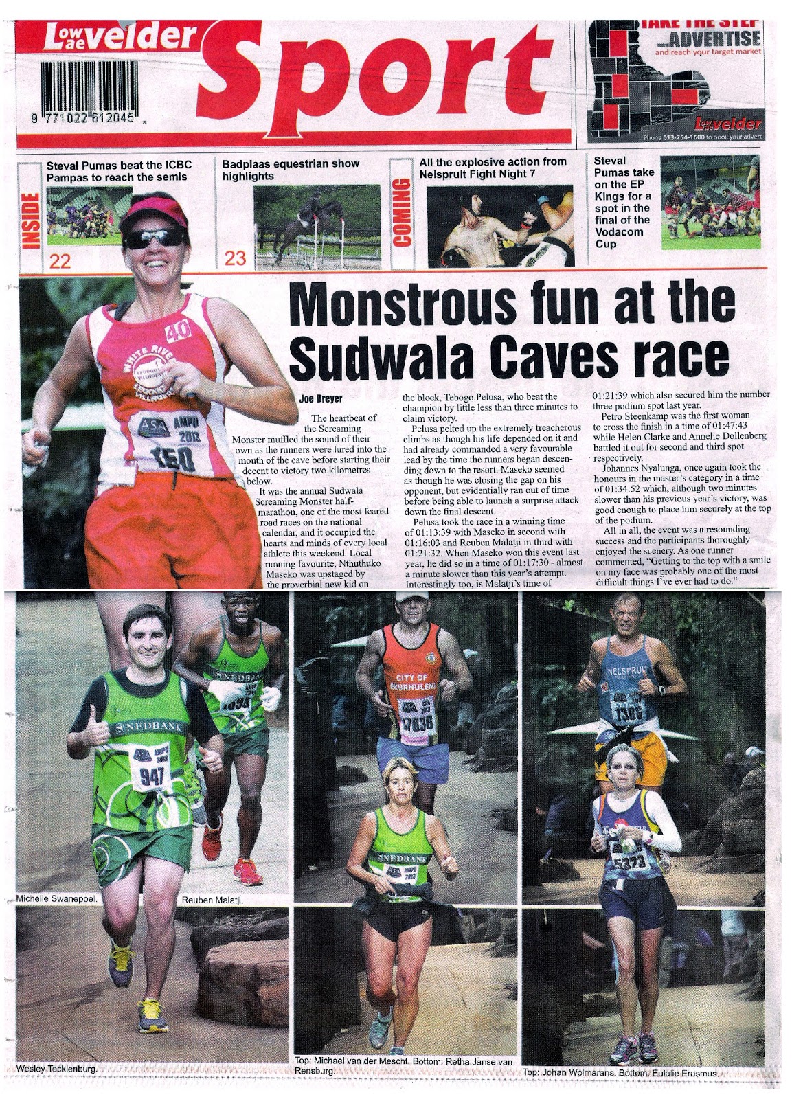 Nedbank Running Club Mpumalanga LVCC Nelspruit Nedbank Running Club