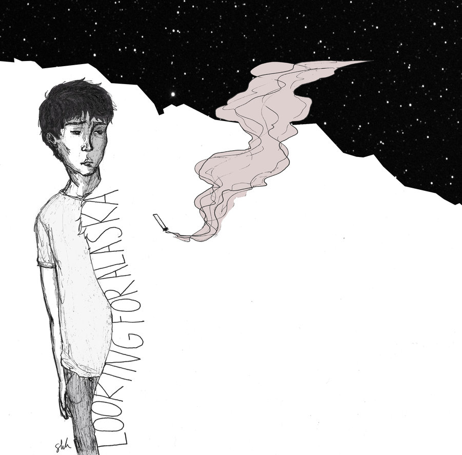 Words on the shelf. Review Looking for Alaska John Green