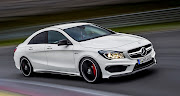 There were the first images of the sedan Mercedes CLA 45 AMG
