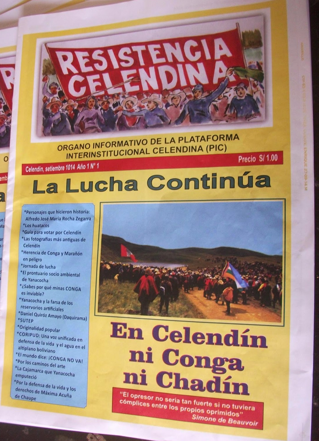 Revista RESISTENCIA CELENDINA