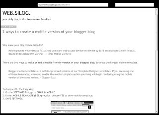 blogger mobile on online ipad emulator