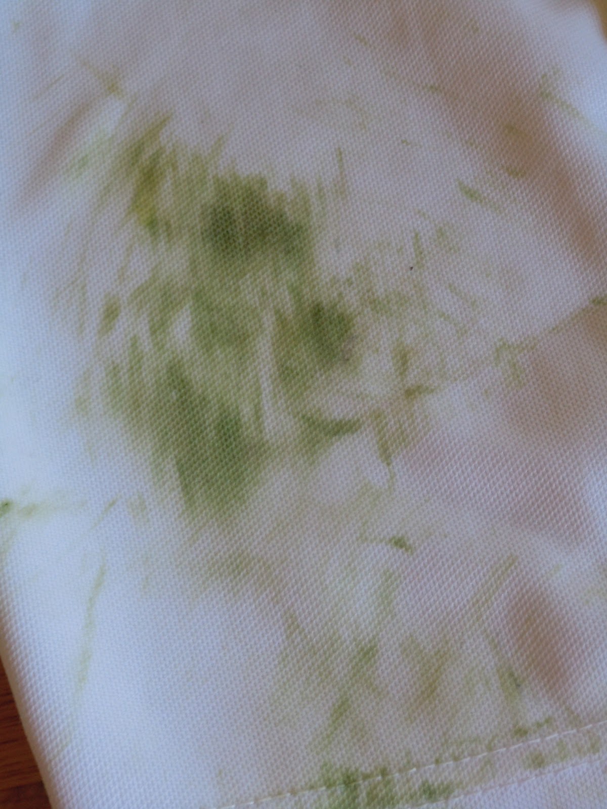 Whose Shoes are These? Grass Stains