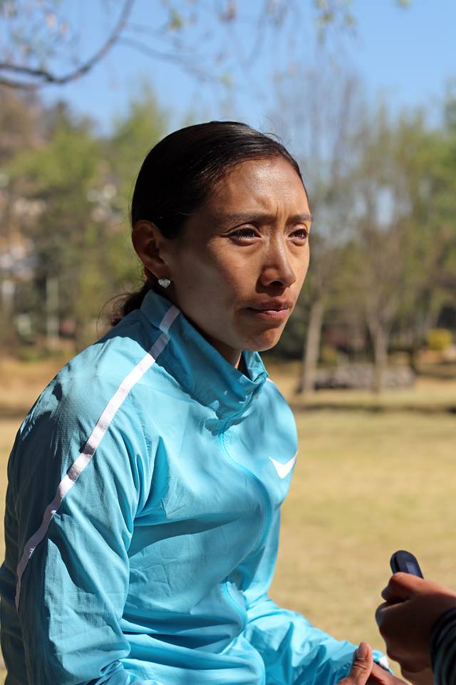 Margarita Hernández Flores en el Medio Maratón de Guadalajara Agencia
