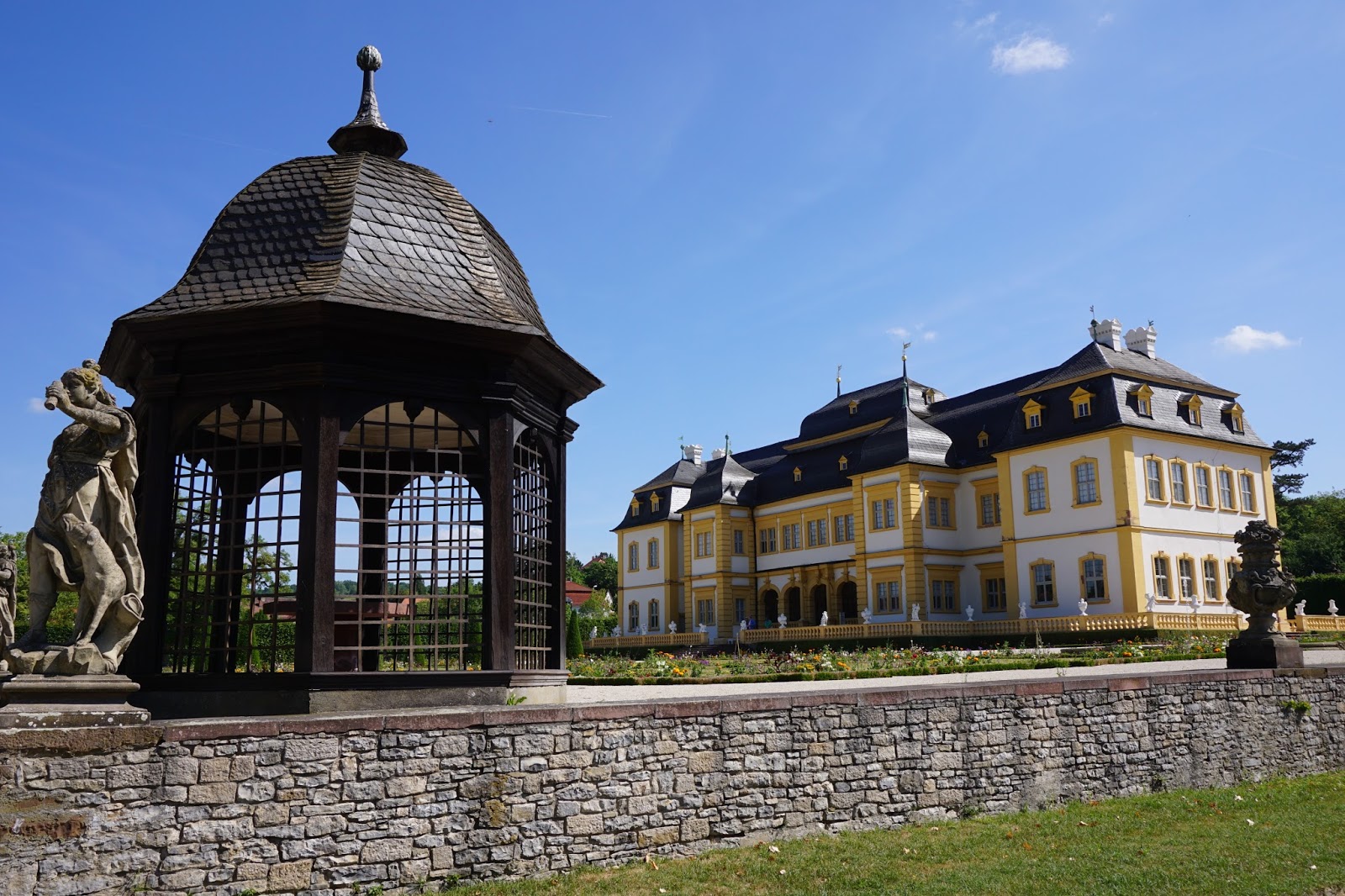 Schlossgassen Geflüster Schloss Rokokogarten Veitshöchheim