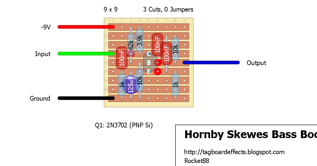 Guitar FX Layouts: Hornby Skewes Bass Boost