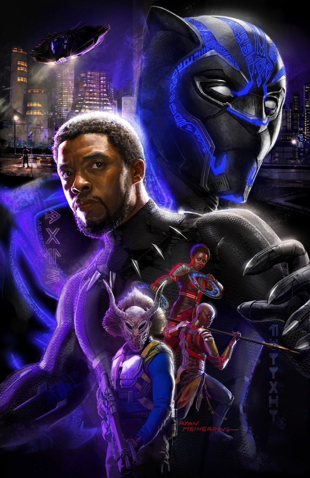 Check Out the BLACK PANTHER Concept Art Poster Given Out at SDCC 2017