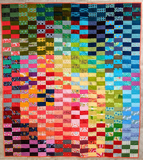 Color Study Chinese Coins quilt