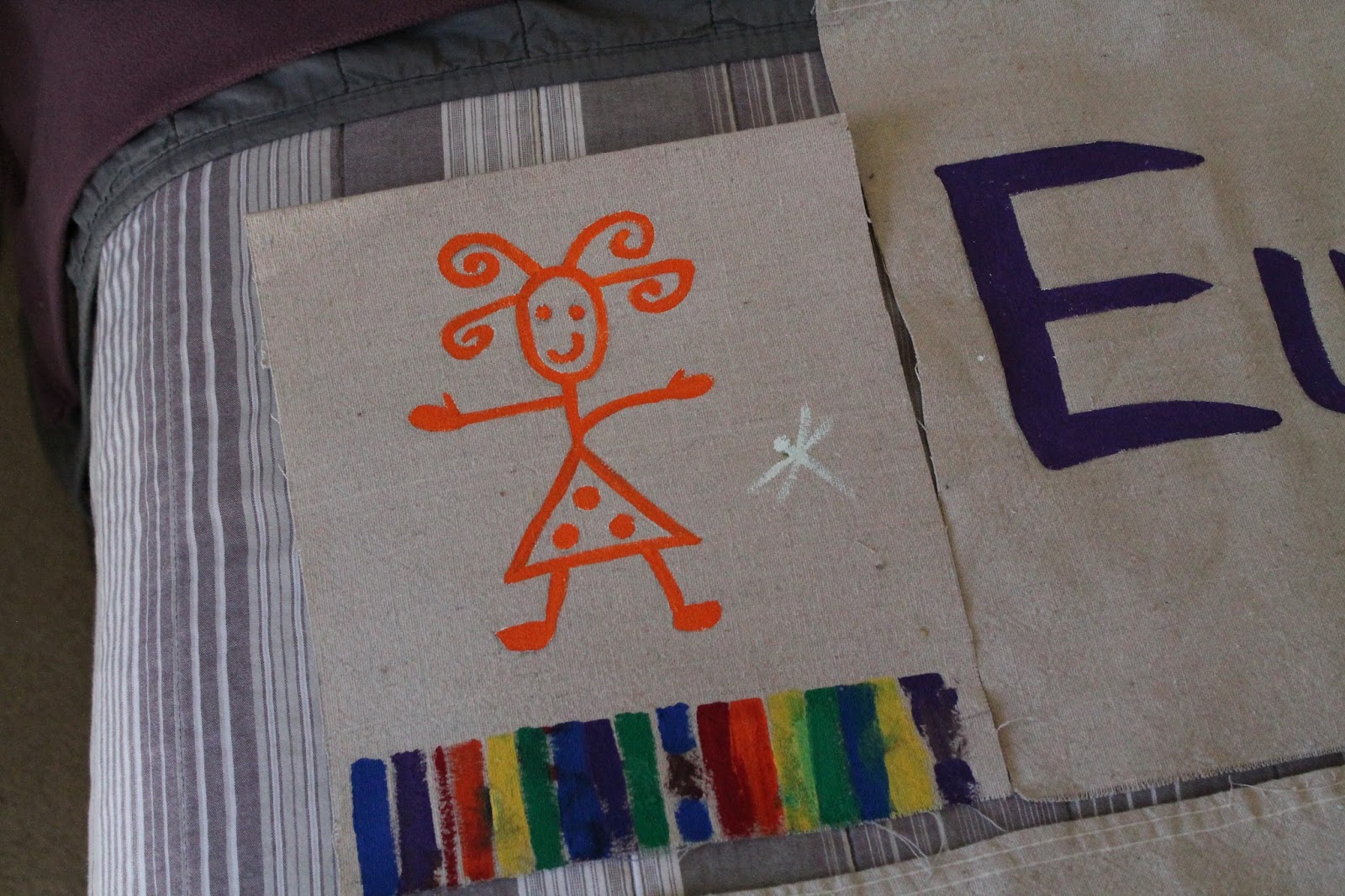 Night Garden Blog: preschool banner made with kids