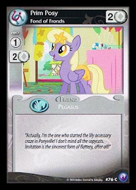 My Little Pony Prim Posy, Fond of Fronds Canterlot Nights CCG Card