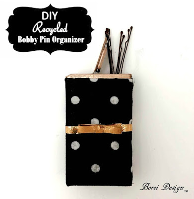 How to transform a tic tac pack into a bobby pin storage container.