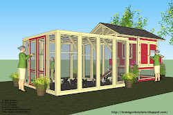 chicken coop plans 6x8 l101 construction