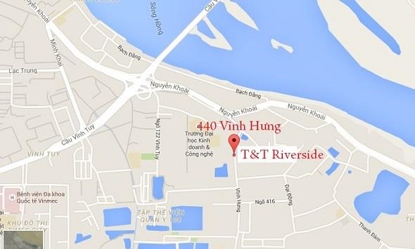 Vị trí dự án T&T Riverside 440 Vĩnh Hưng