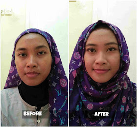 before after natural makeup