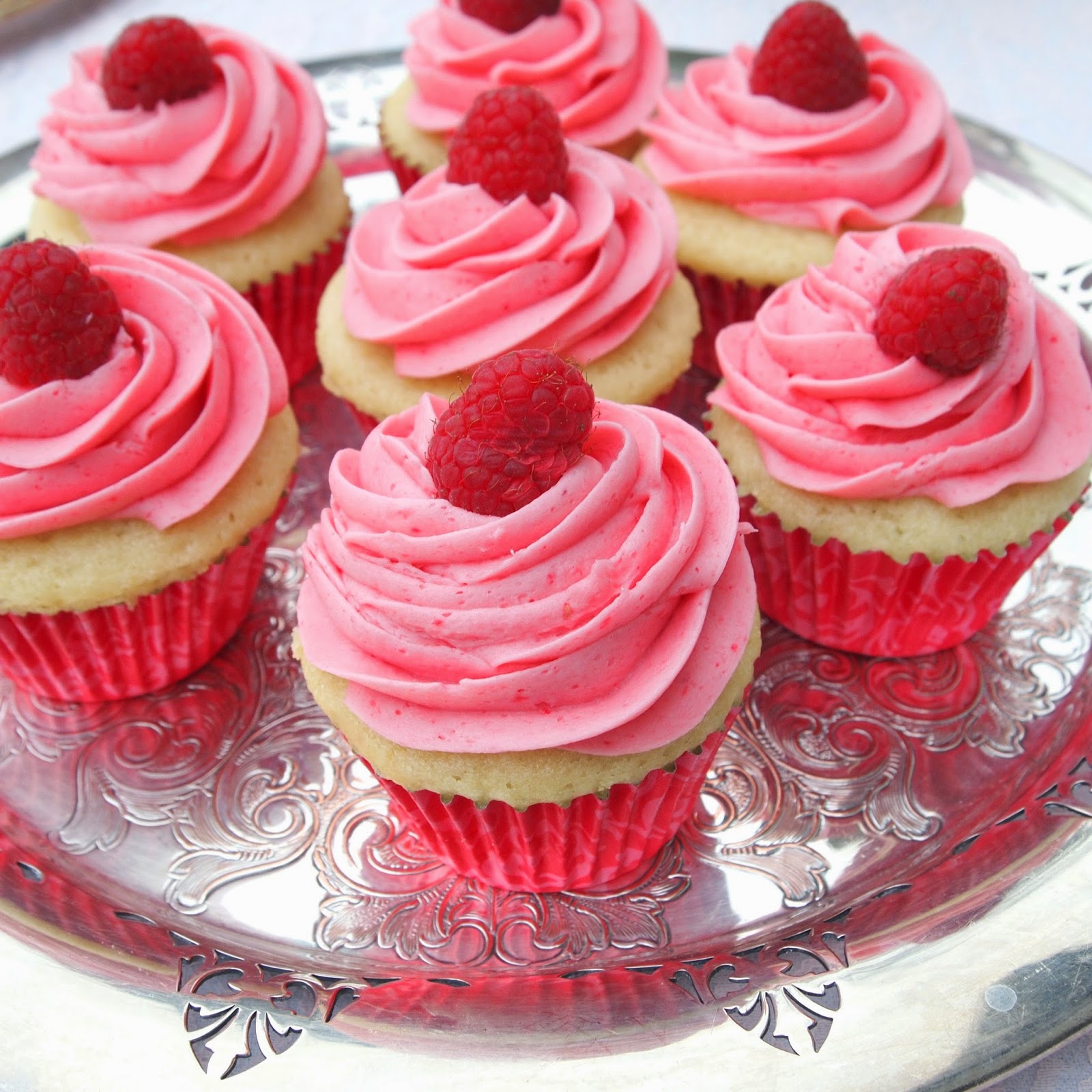 The Alchemist Raspberry Filled and Frosted Cupcakes