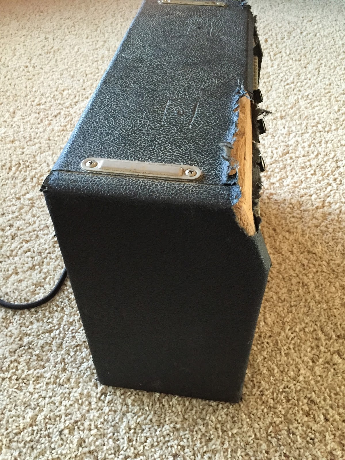 NJ2X Vintage Fender Champ Amplifier Restoration