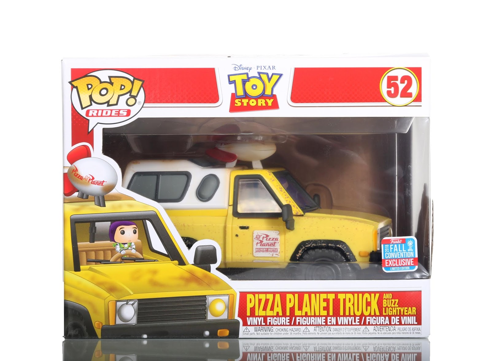 Pizza Planet Truck with Buzz Lightyear NYCC 2018 Exclusive Pop Ride Toy Story 