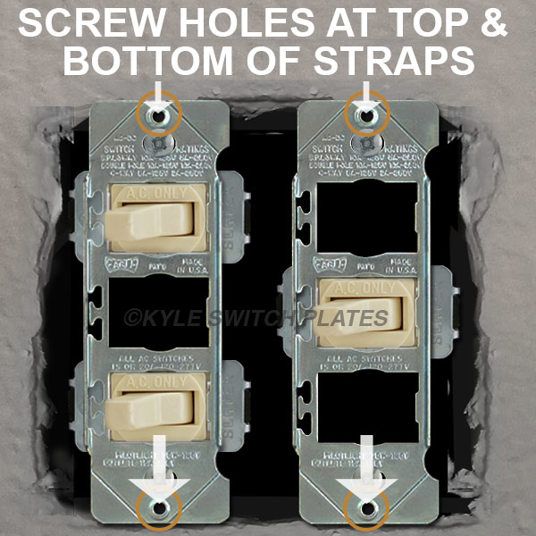 Kyle Switch Plates Replacement Covers for NuTone Light, Vent & Heat