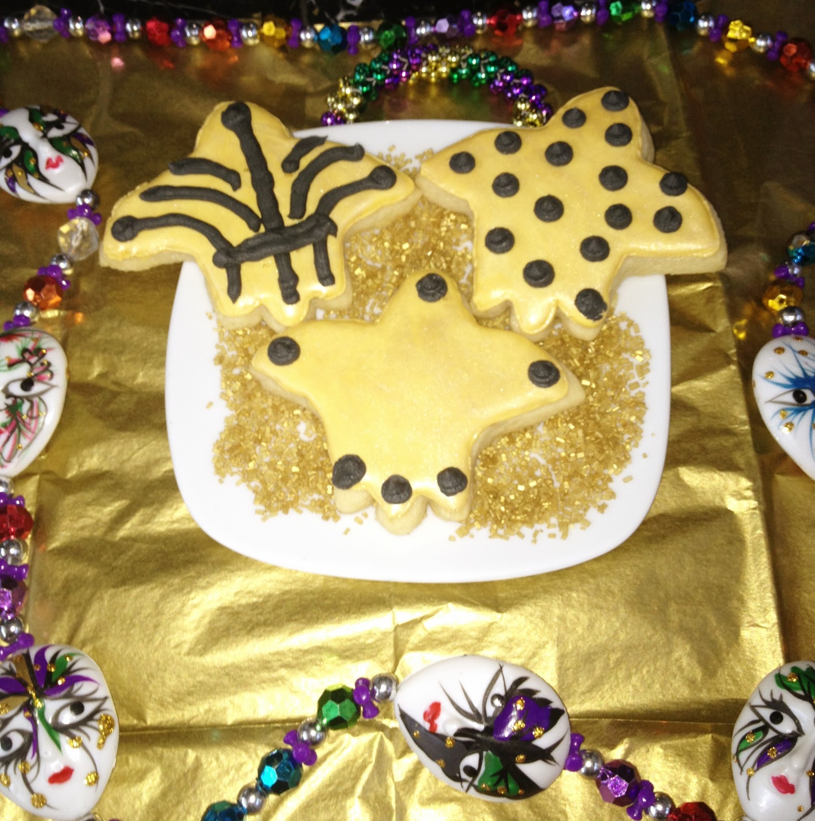 The Gourmet Girl Fleur de lis Sugar Cookies