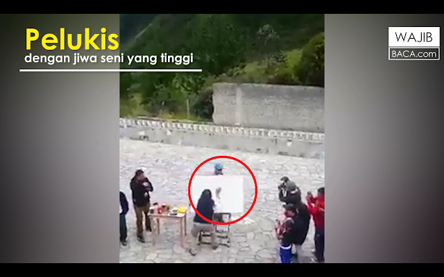 Kamu yang Hobi Gambar Wajib Nonton Ini! Pelukis Hebat yang Melukis Hanya dengan Telapak Tangan!
