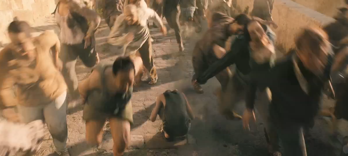 First World War Z gameplay has big hordes of fast zombies