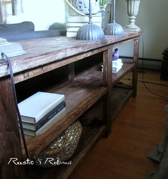 Build a sofa table in a day!