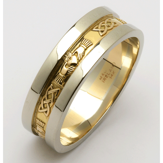Mens White Gold Wedding Bands are very much in fashion nowadays for 