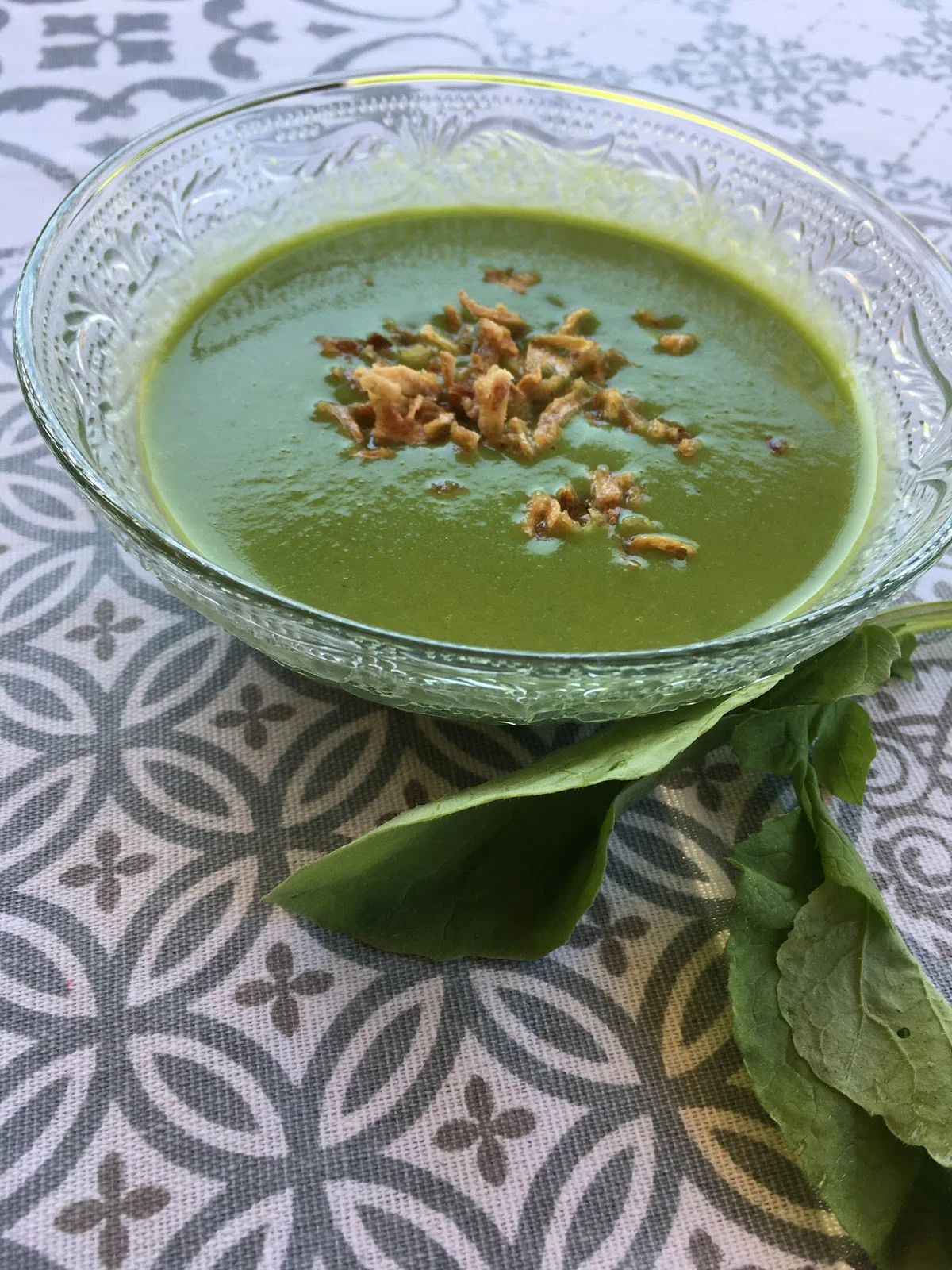 Velouté de fanes de radis au Thermomix (4pers)