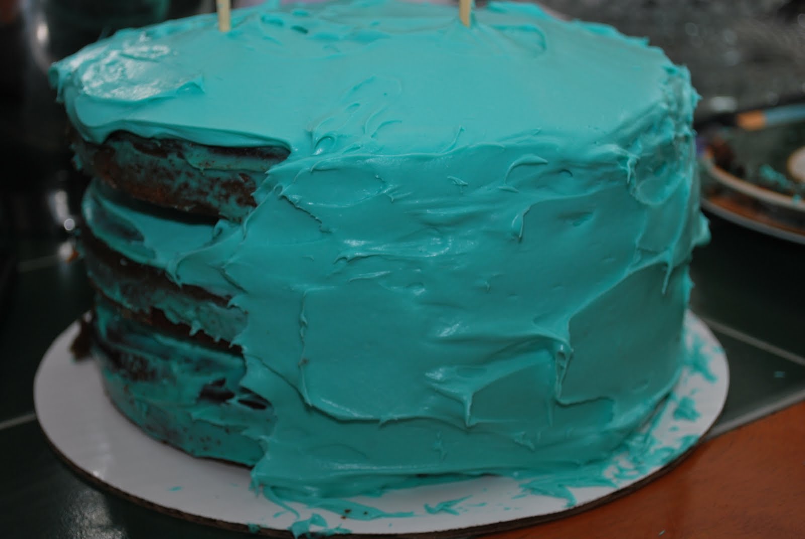 A Dessert a Week: Three Layer Chocolate Cake with Cream Cheese Frosting