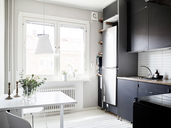 #DECO Blanco, Gris y Una Cocina con muebles en negro | With Or Without