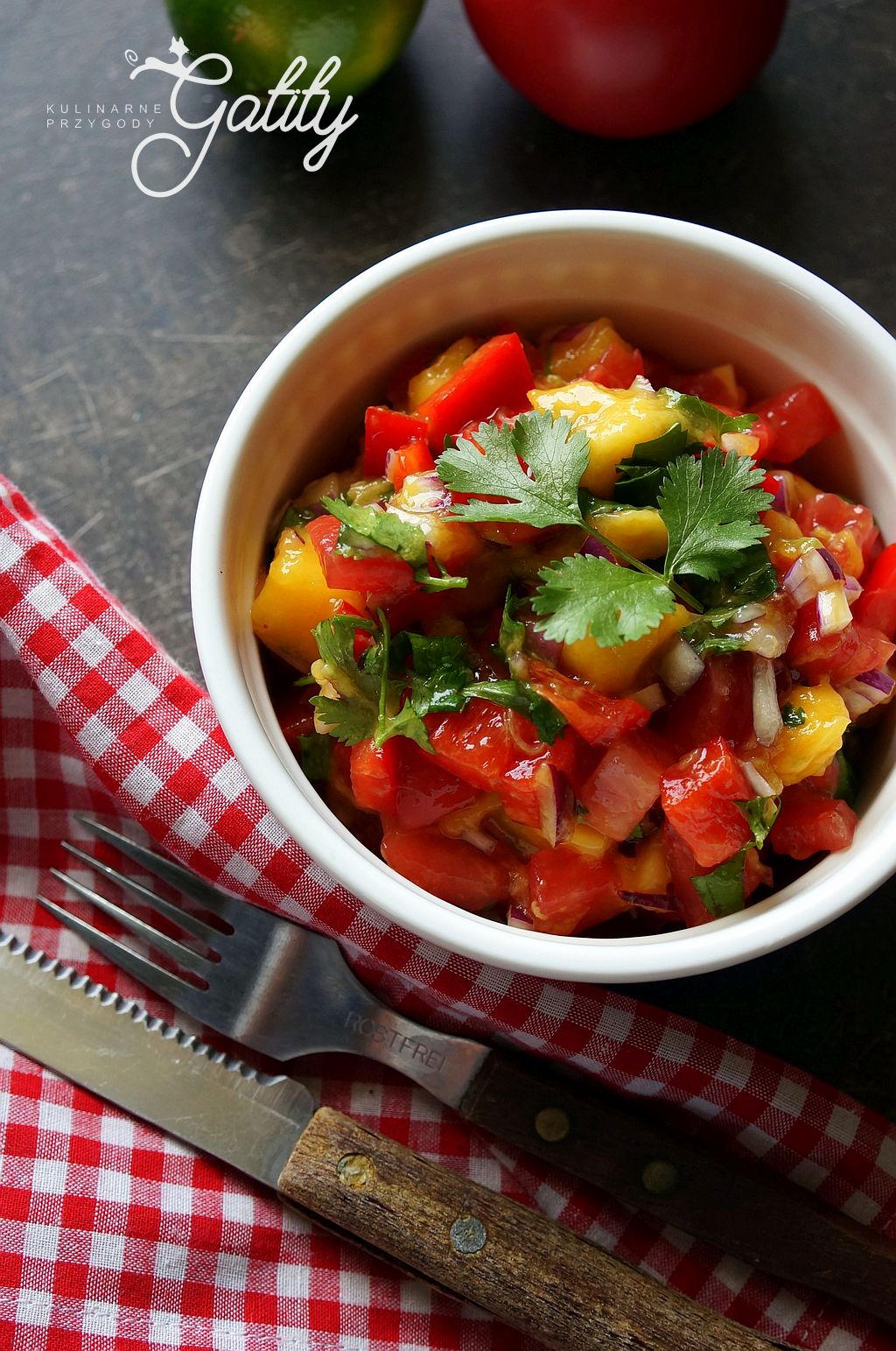 Salsa z mango Kulinarne przygody Gatity przepisy pełne smaku