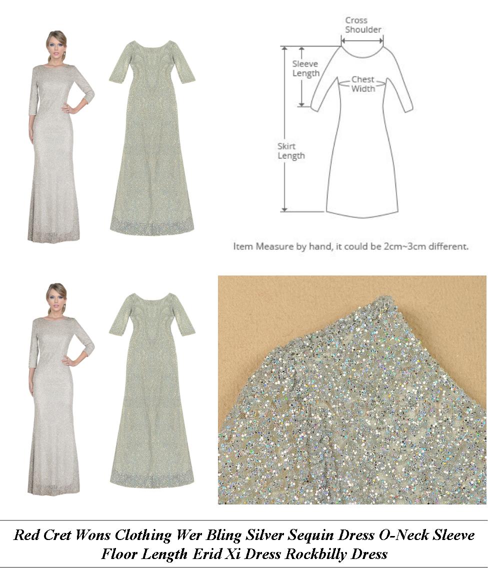 Womans Dresses - Clearance Sale Near Me - Midi Dress - Cheap Clothes Shops