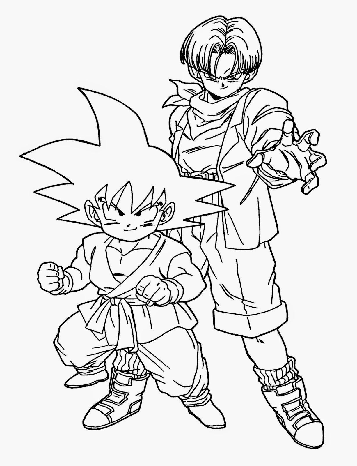 Goku Spirit Bomb Coloring Pages Coloring Pages