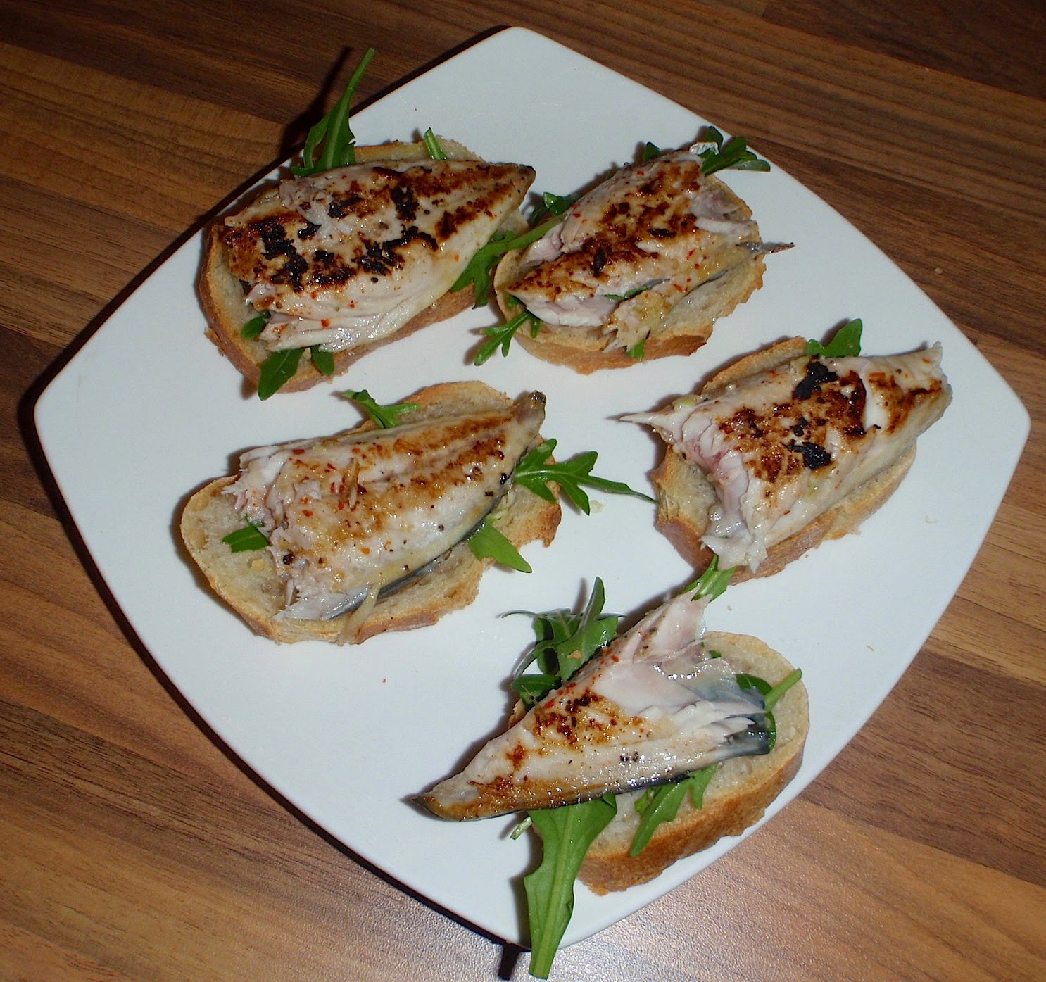 Friends & Foodies Forever Mackerel Rocket Canapés
