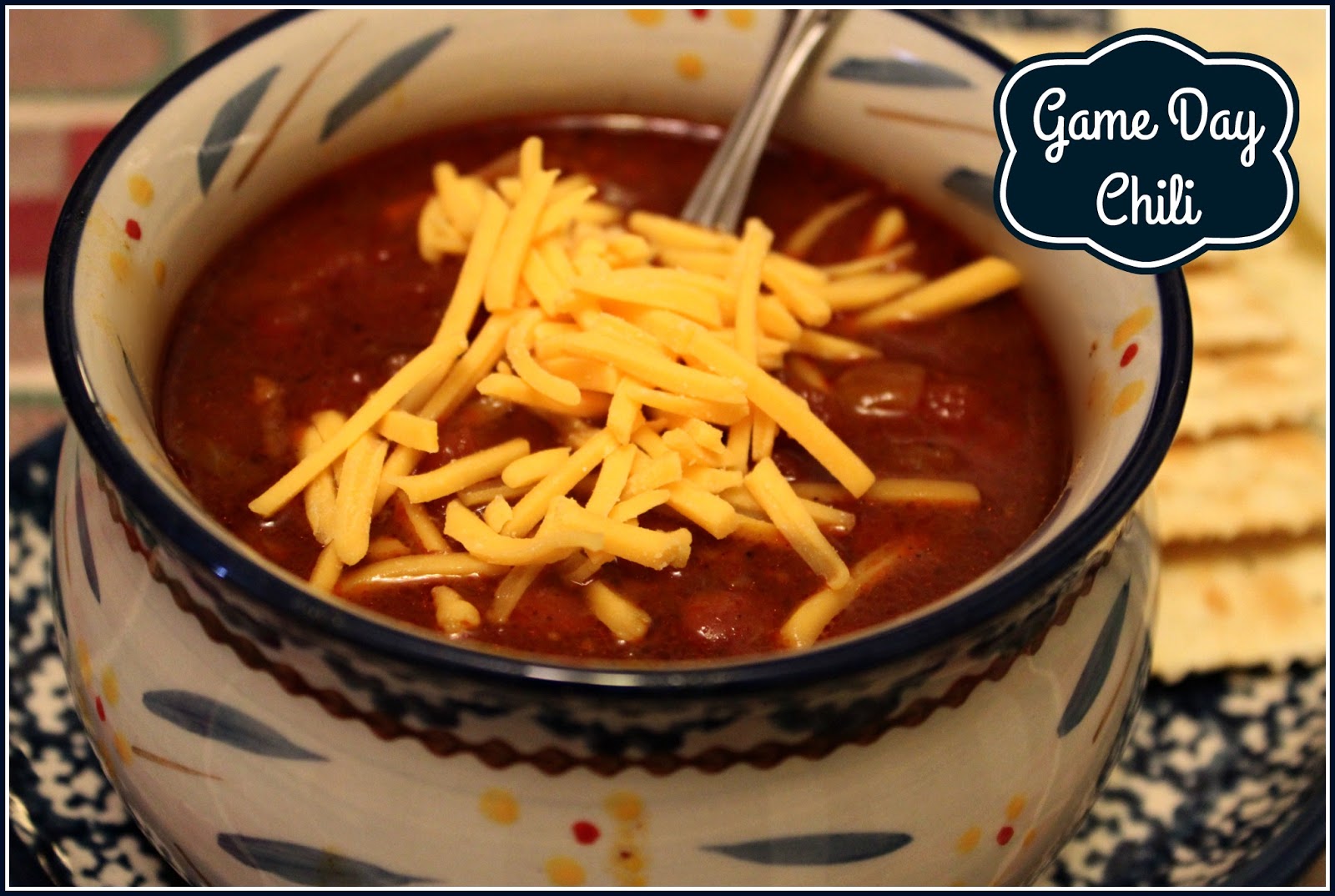 Sweet Tea and Cornbread Game Day Chili!